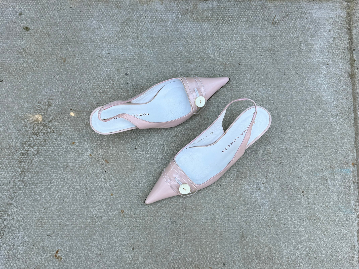 Sacha London Baby Pink Kitten Heels