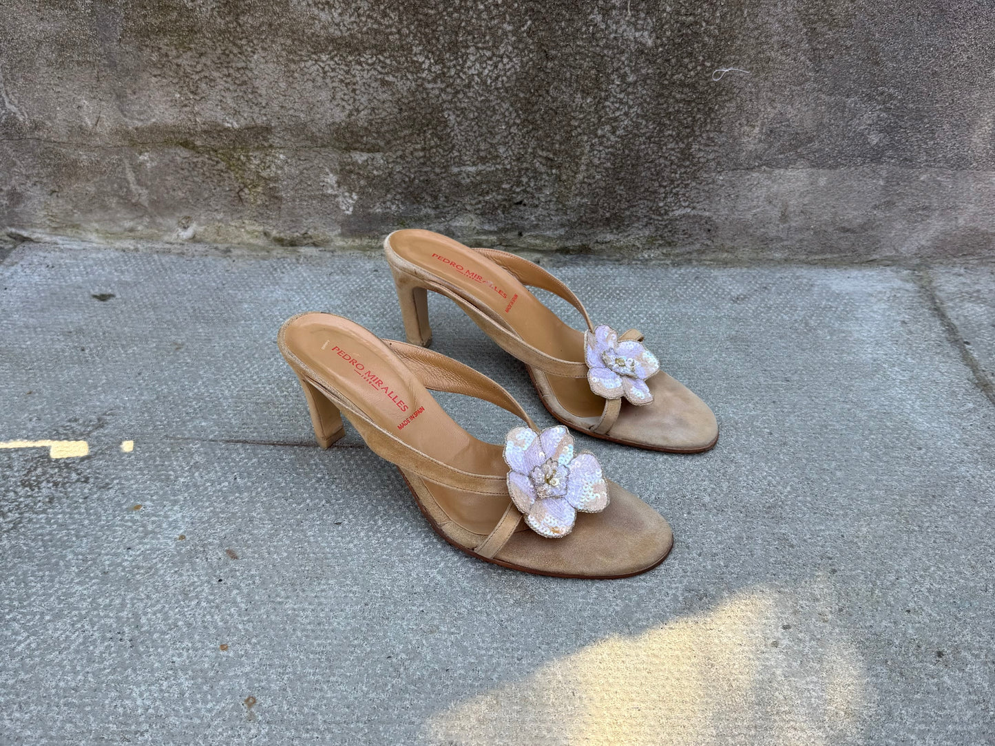 Pedro Miralles Loafer Court Kitten Heels