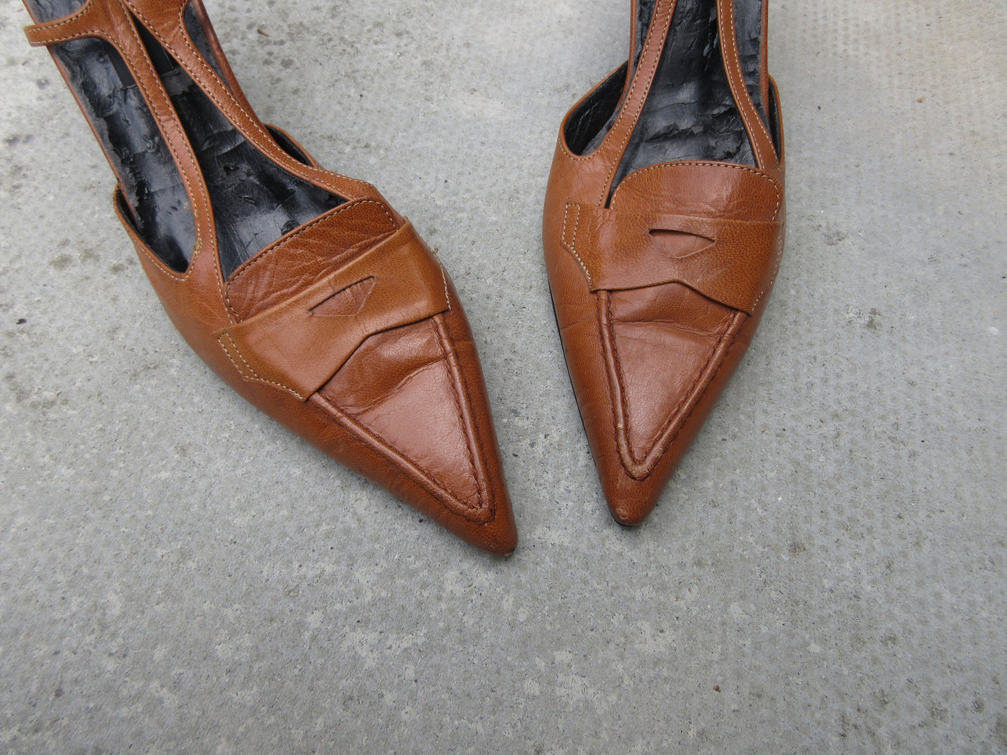 Morgan De Toi Loafer Slingback Heels