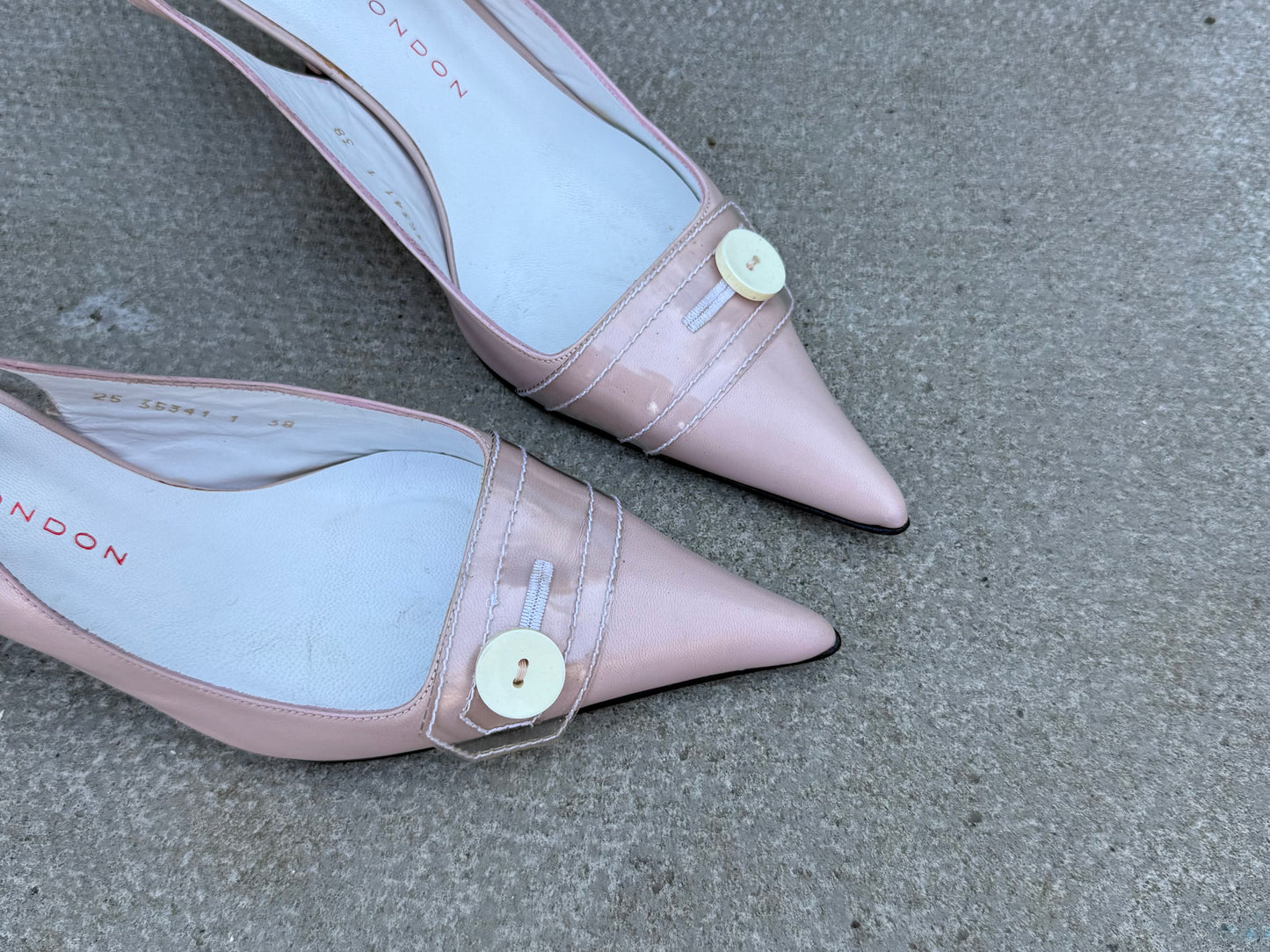 Sacha London Baby Pink Kitten Heels