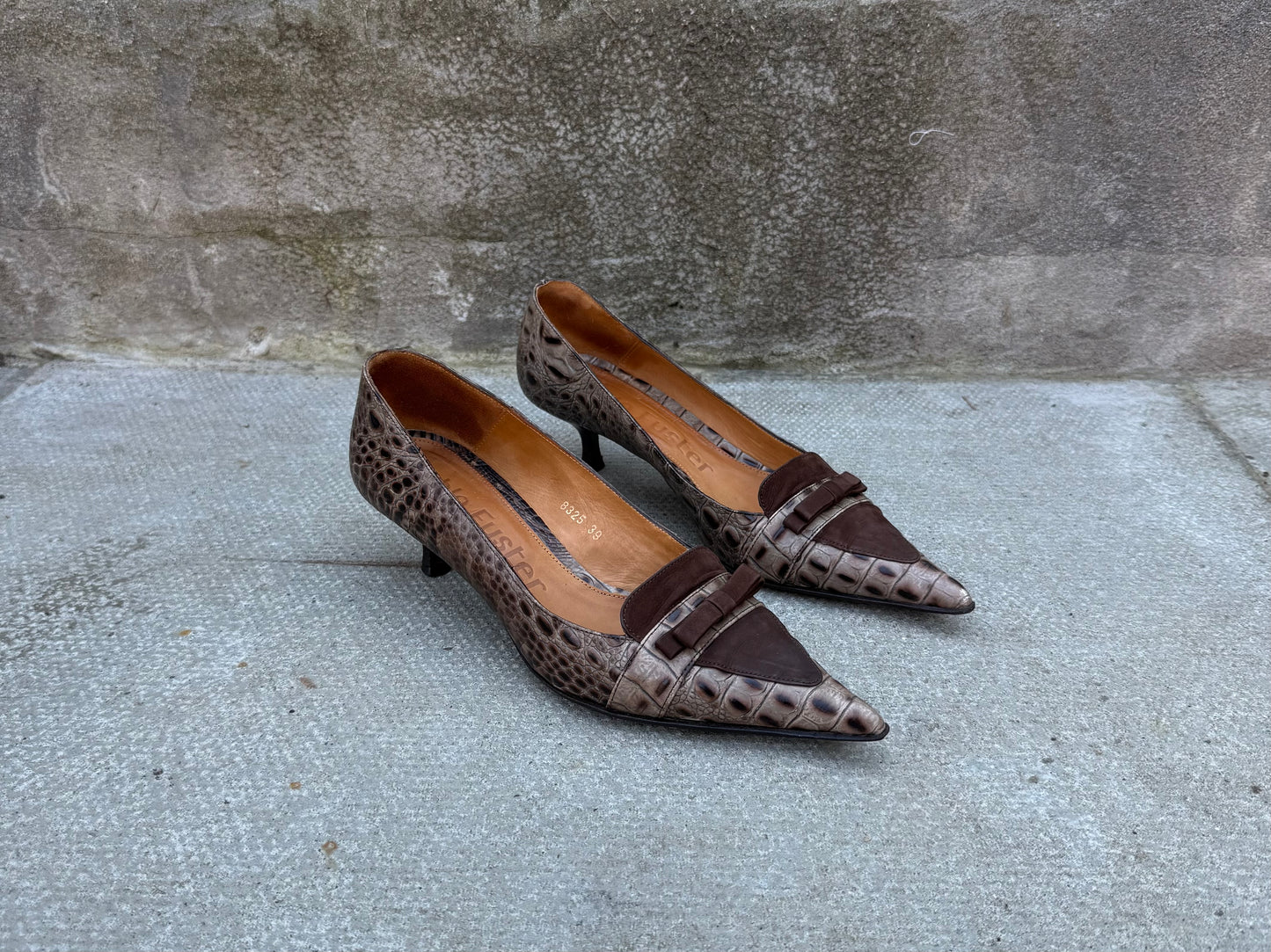 Pablo Fuster Loafer Court Kitten Heels
