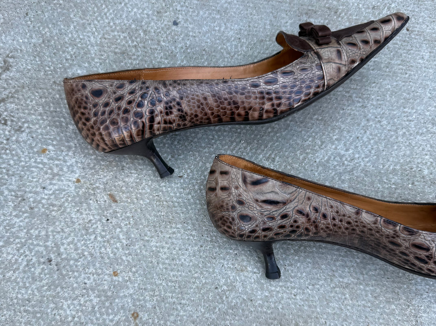 Pablo Fuster Loafer Court Kitten Heels