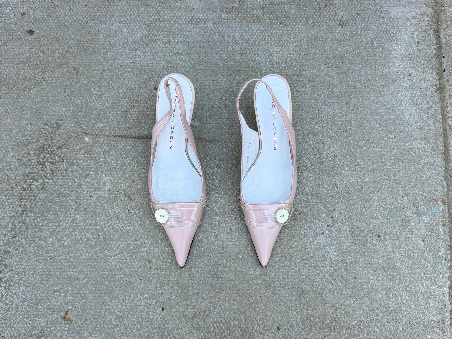 Sacha London Baby Pink Kitten Heels