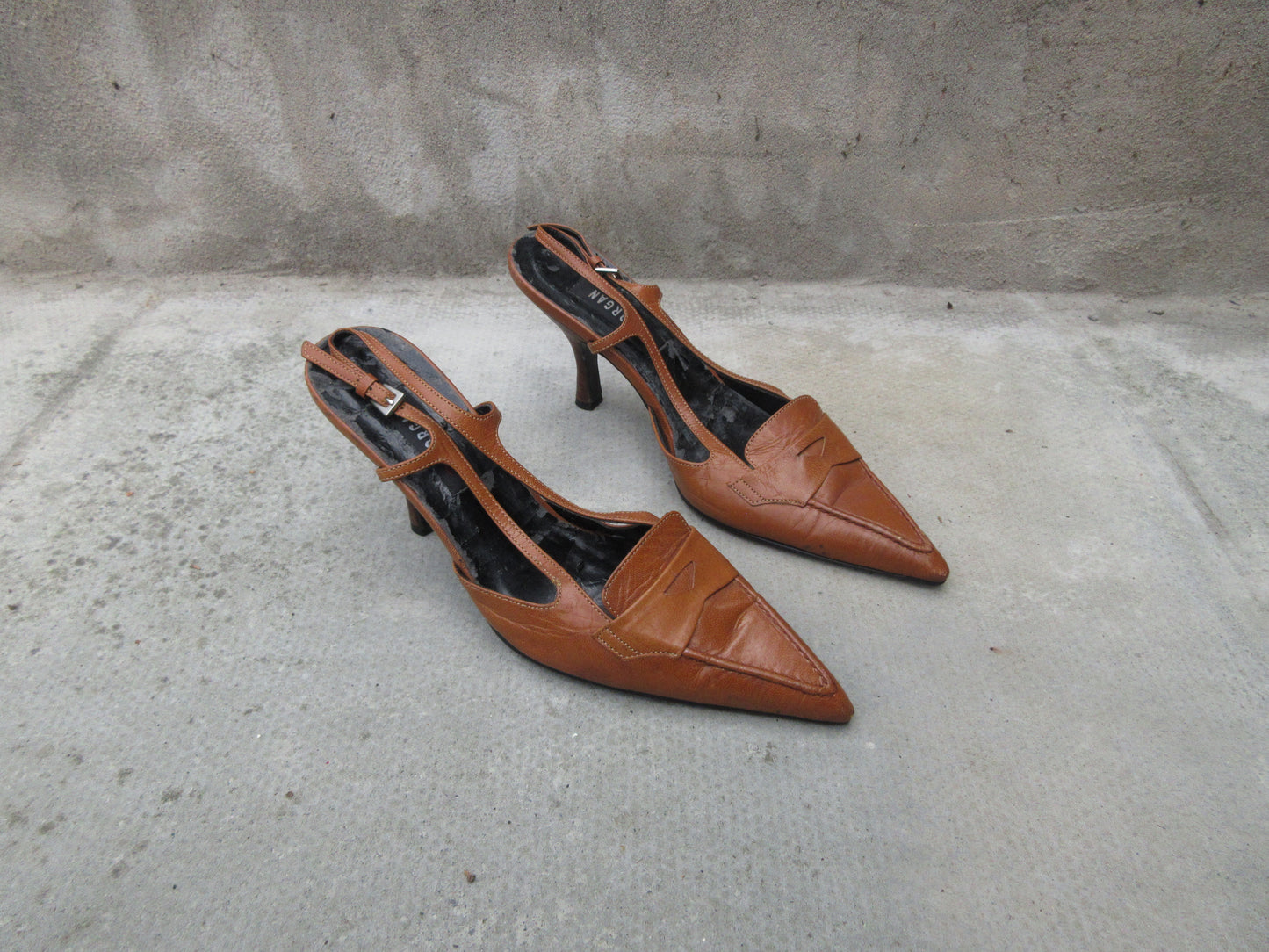 Morgan De Toi Loafer Slingback Heels