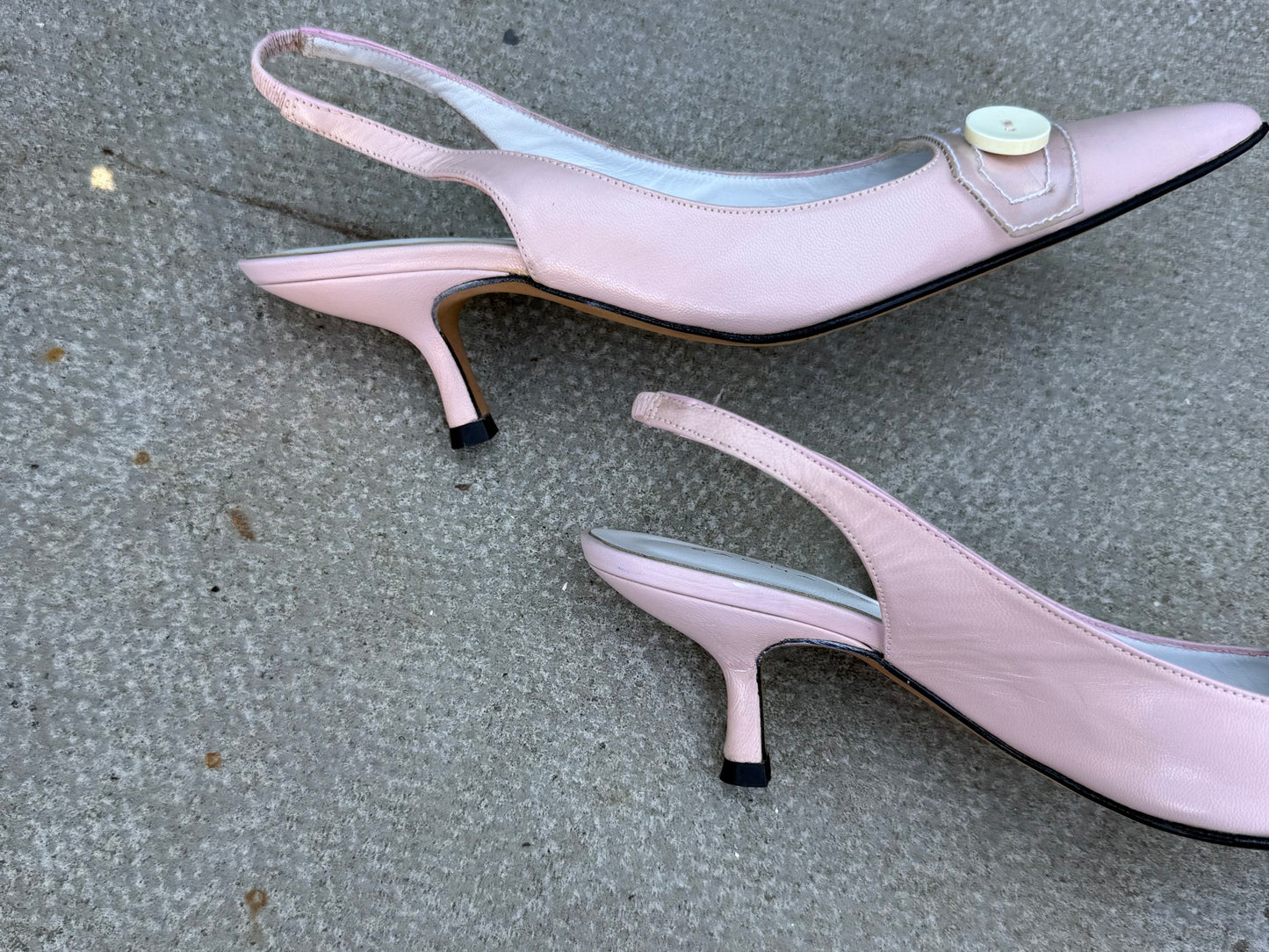 Sacha London Baby Pink Kitten Heels