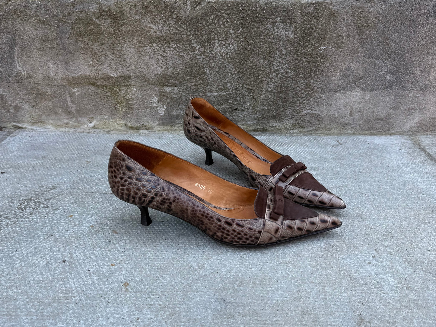 Pablo Fuster Loafer Court Kitten Heels