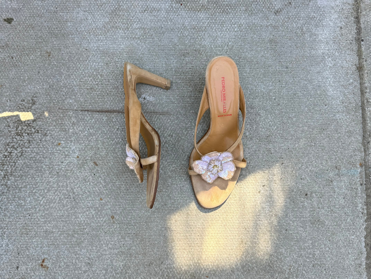 Pedro Miralles Loafer Court Kitten Heels