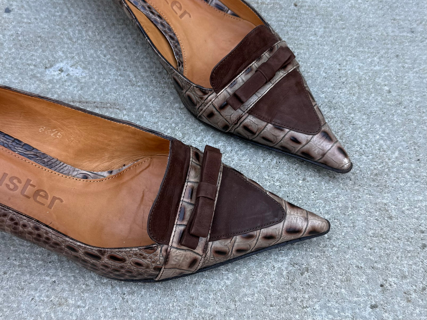 Pablo Fuster Loafer Court Kitten Heels