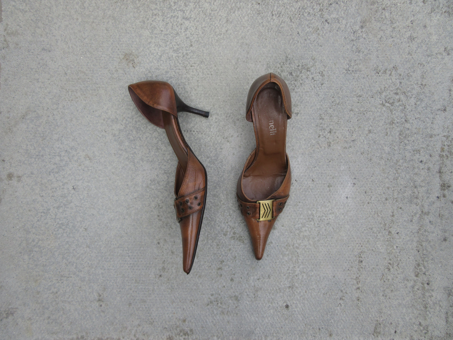 Minelli Buckle Heels