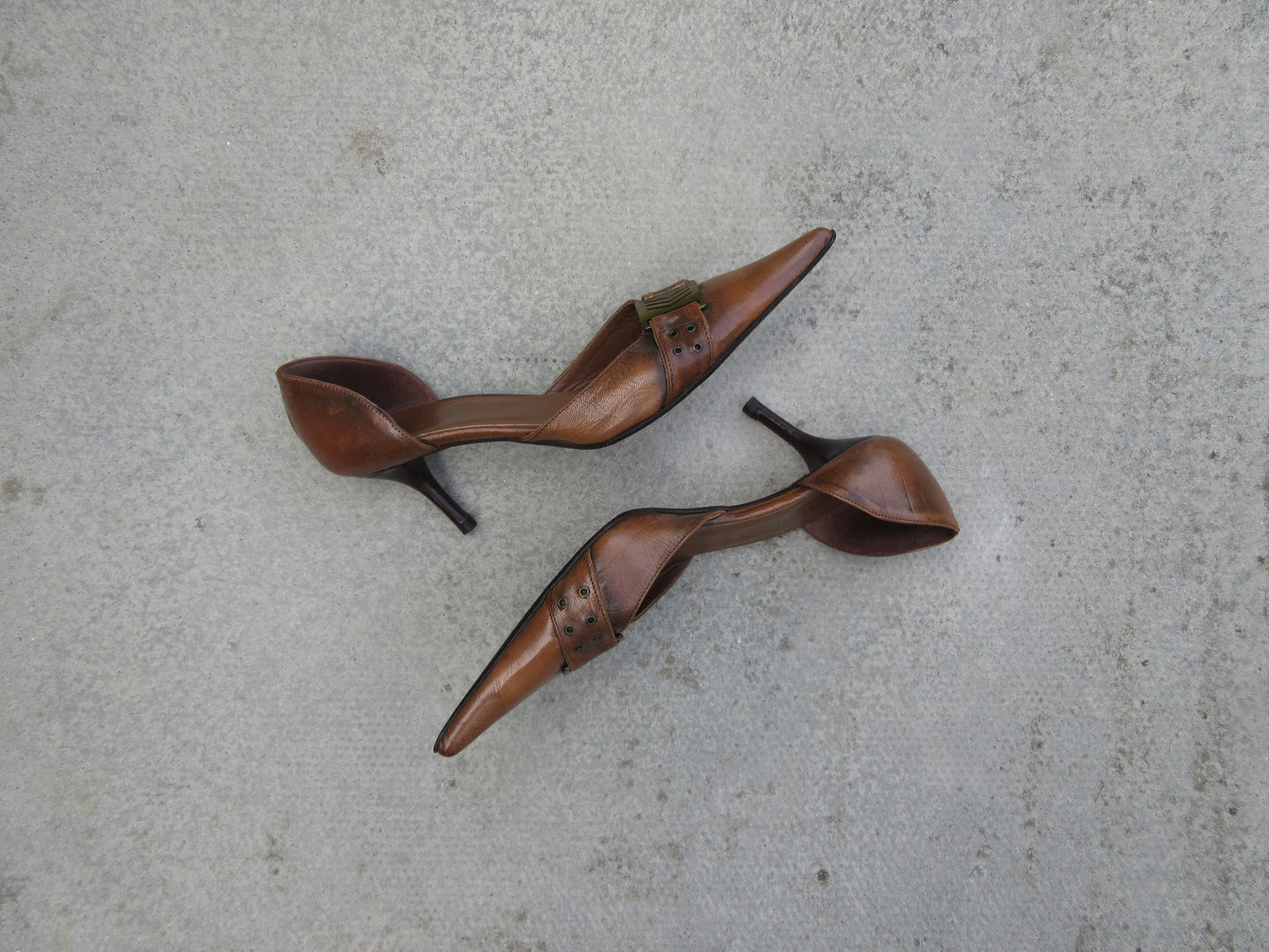 Minelli Buckle Heels
