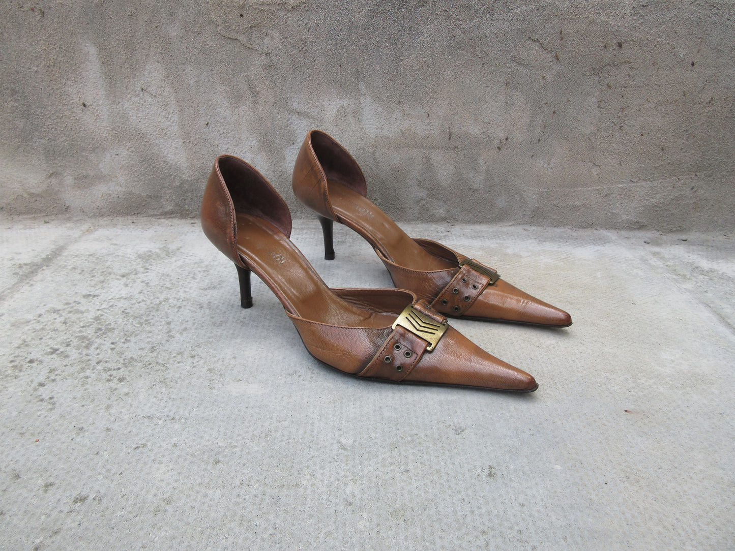 Minelli Buckle Heels