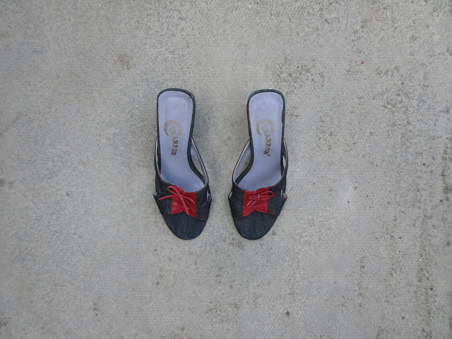 Vintage Cimarron Denim Heels