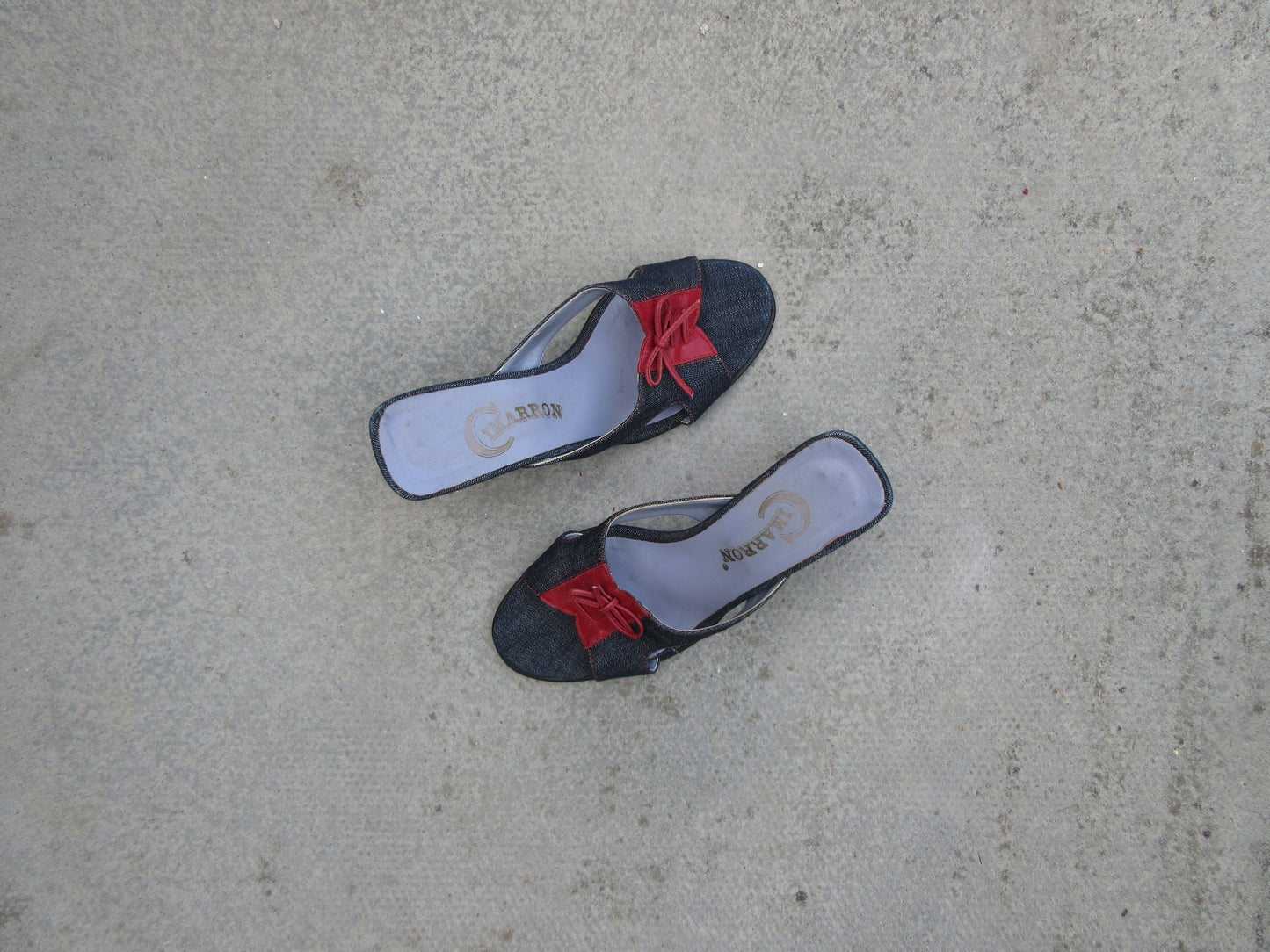 Vintage Cimarron Denim Heels