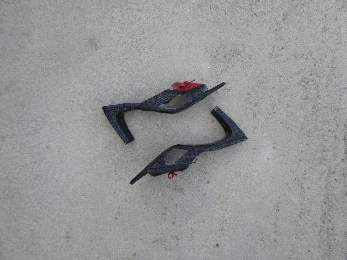 Vintage Cimarron Denim Heels