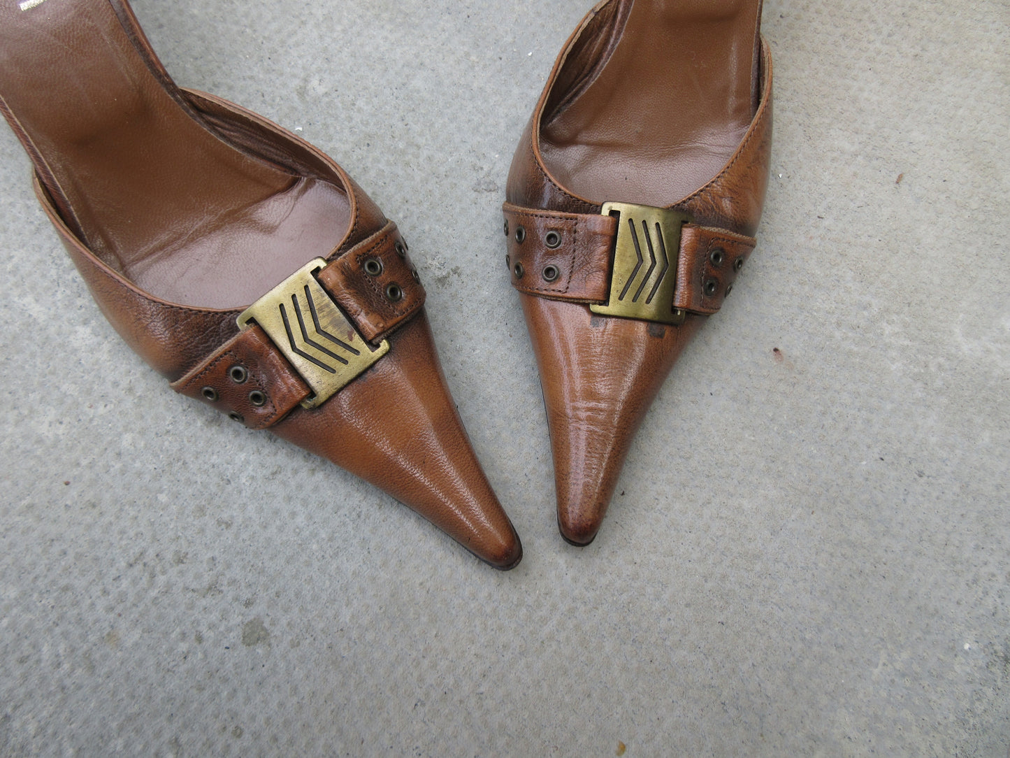 Minelli Buckle Heels
