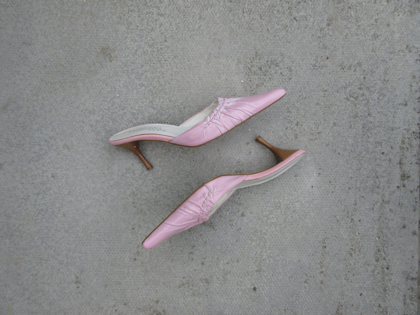 San Marina Baby Pink Kitten Heels