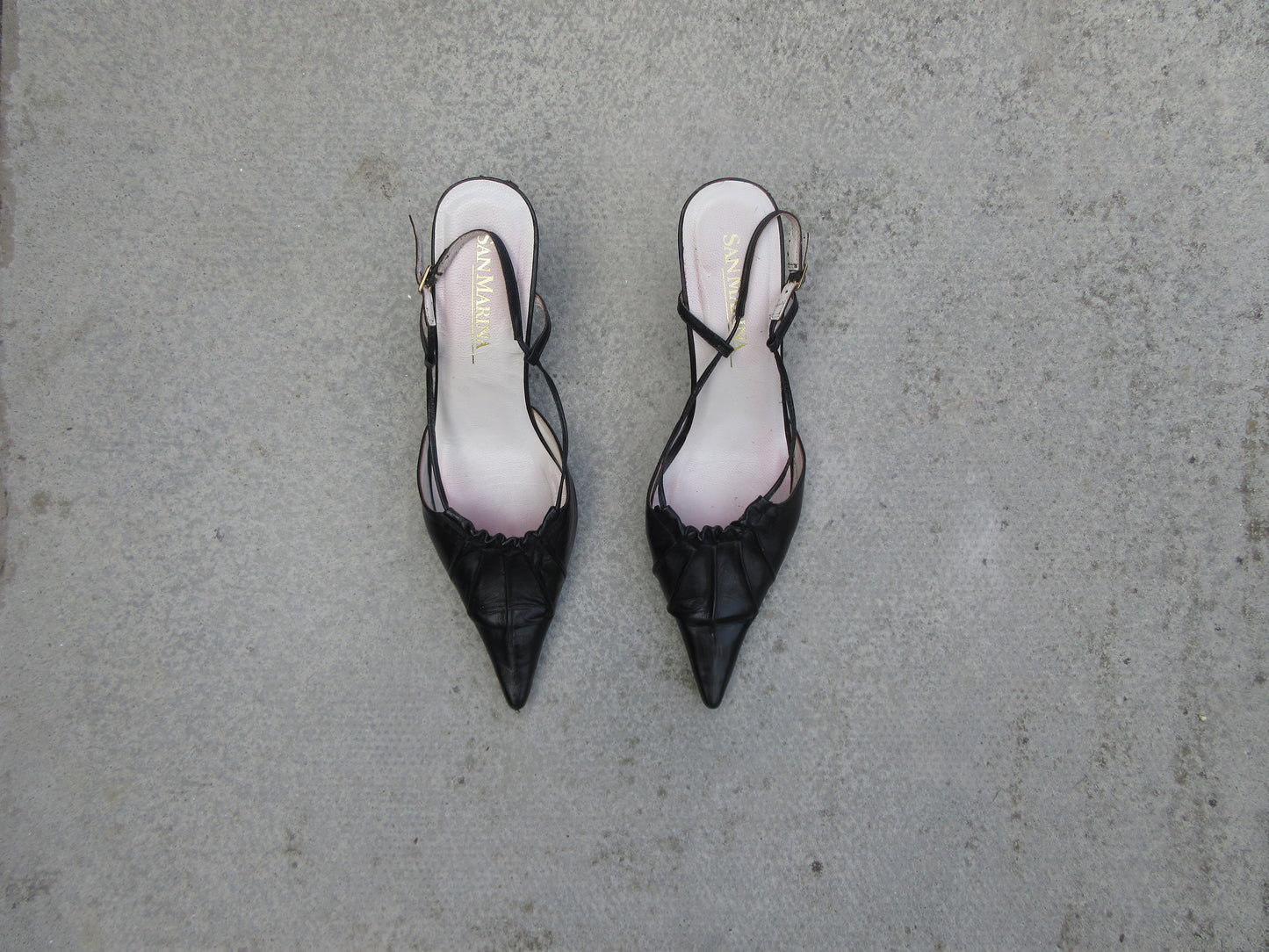 San Marina Slingback Kitten Heels