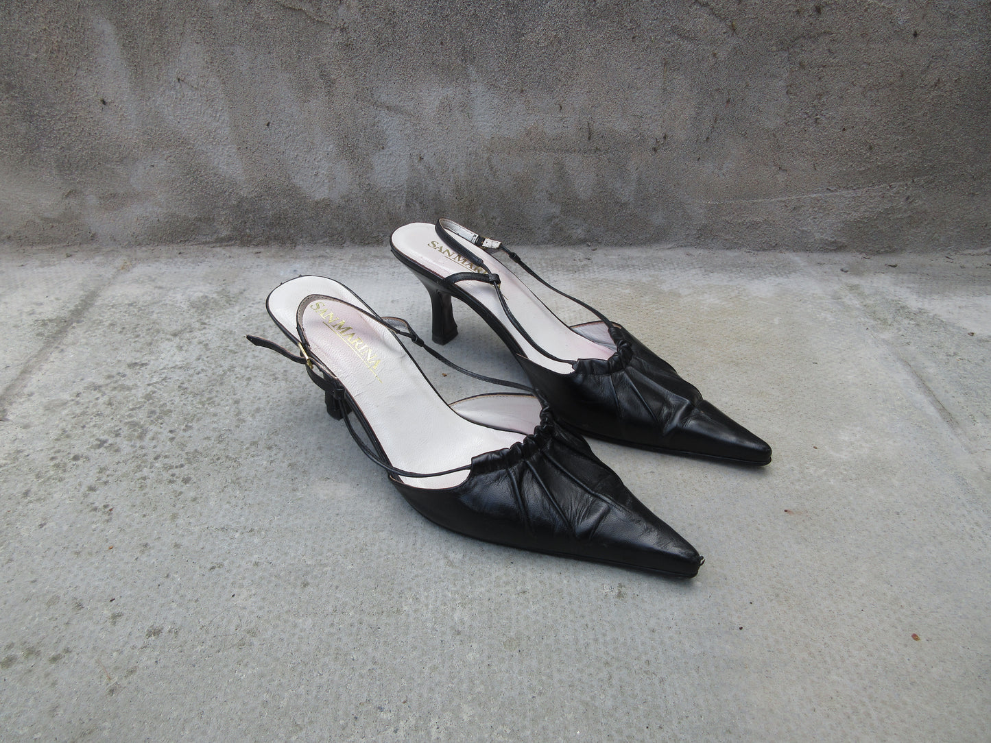 San Marina Slingback Kitten Heels